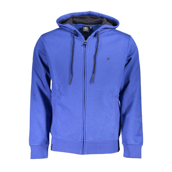 U.S. Grand Polo Blue Cotton Men Hoodie