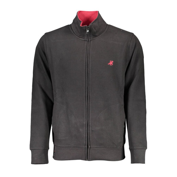 U.S. Grand Polo Black Cotton Men Sweatshirt