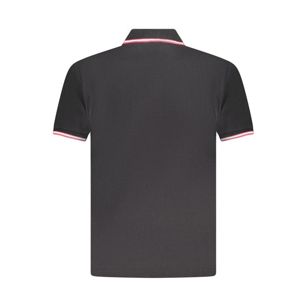 U.S. Grand Polo Black Cotton Mens Polo Shirt