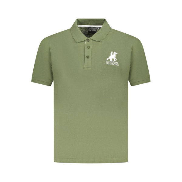U.S. Grand Polo Verde Cotton Men Polo Shirt
