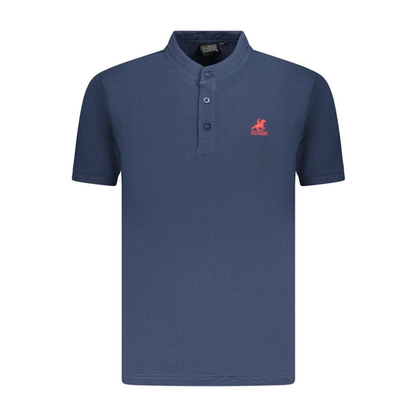 U.S. Grand Polo Blue Cotton Men Polo