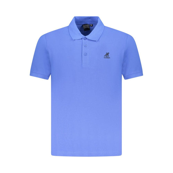 U.S. Grand Polo Blue Cotton Men Polo Shirt