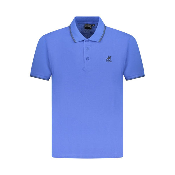 U.S. Grand Polo Blue Cotton Mens Polo Shirt