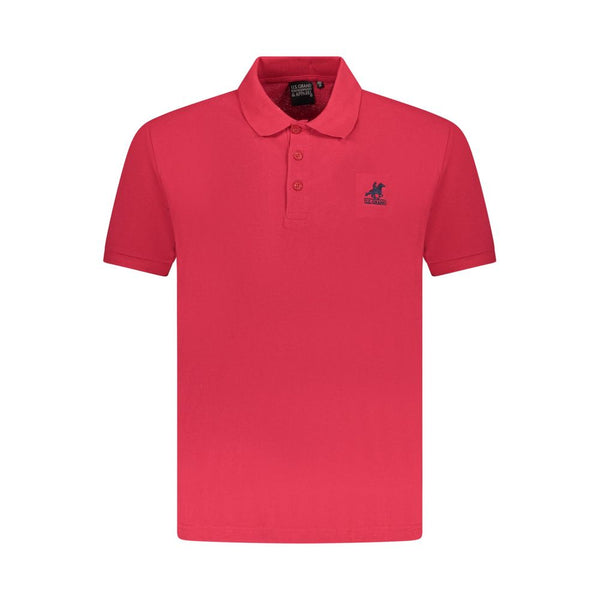 U.S. Grand Polo Red Cotton Men Polo Shirt