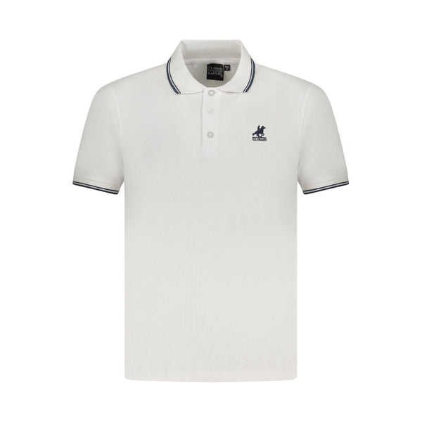 U.S. Grand Polo White Cotton Men Polo Shirt