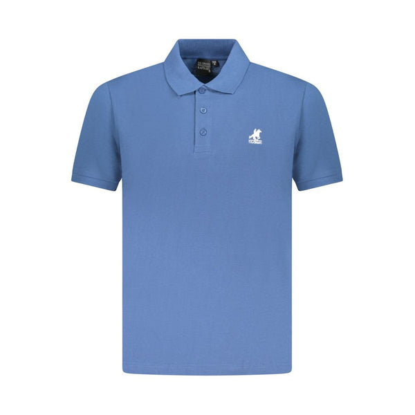 U.S. Grand Polo Blue Cotton Men Polo Shirt