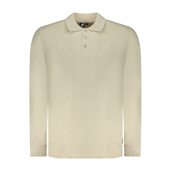 U.S. Grand Polo Beige Cotton Men Polo Shirt
