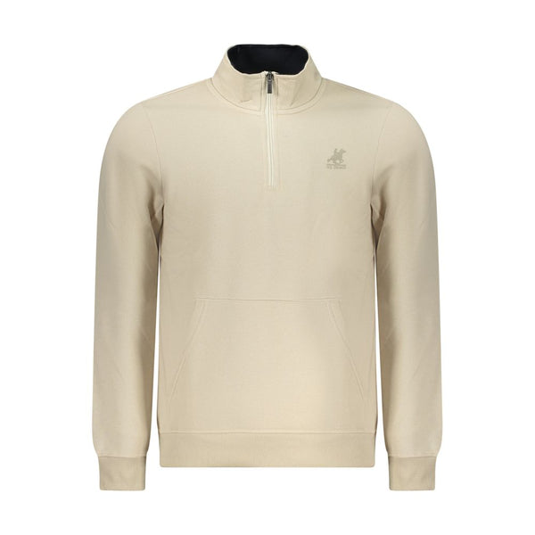 U.S. Grand Polo Beige Polyester Men Sweatshirt
