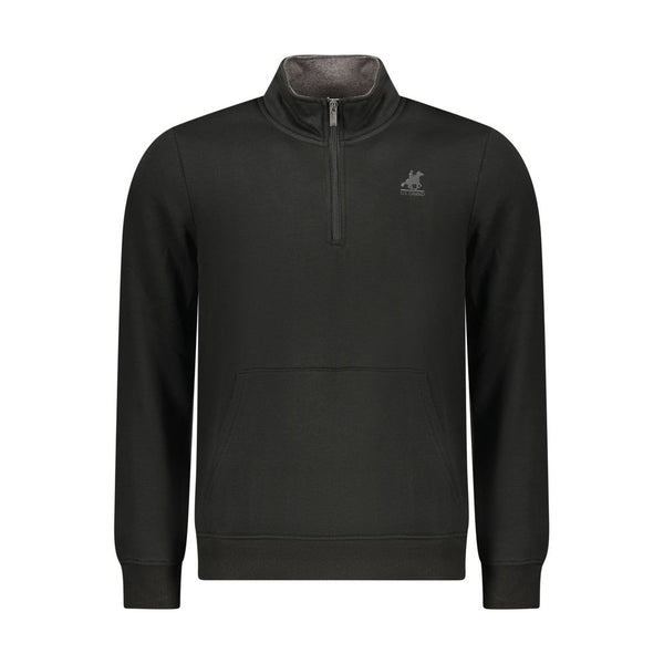 U.S. Grand Polo Black Polyester Men Sweatshirt