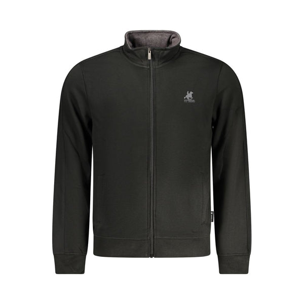 U.S. Grand Polo Black Cotton Men Sweatshirt