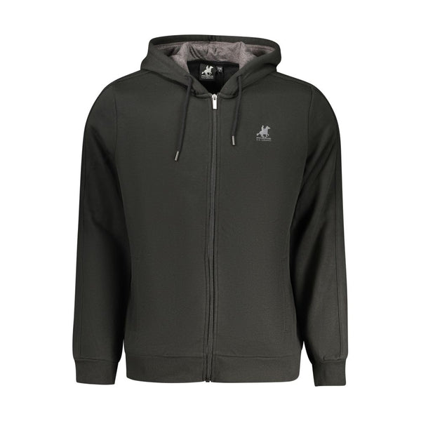 U.S. Grand Polo Black Cotton Men Hoodie
