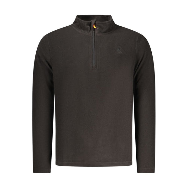 U.S. Grand Polo Black Polyester Men's Sweatshirt