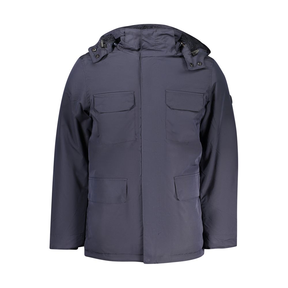 U.S. Grand Blue Polyester Men's Parka Jacket – THE GRAY CRAB