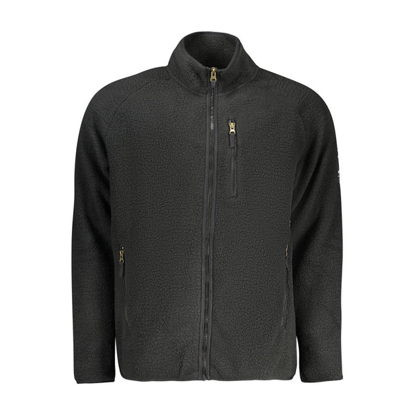 U.S. Grand Polo Black Polyester Men's Sweatshirt