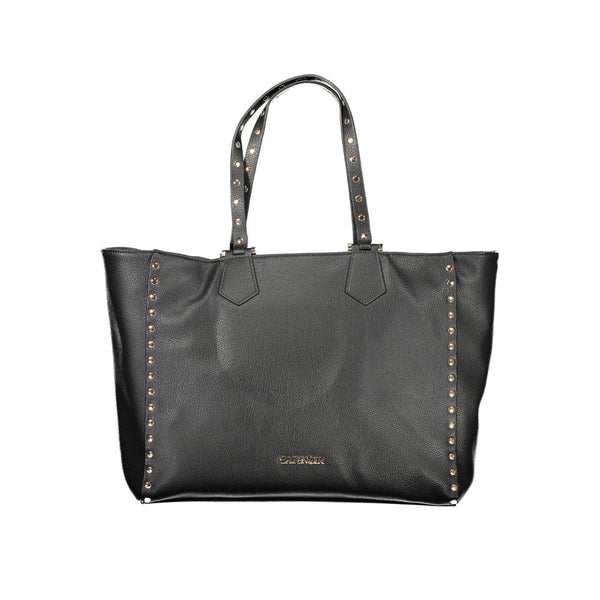 Cafenoir Black Polyurethane Women Shoulder Bag