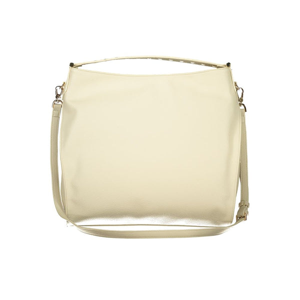 Cafenoir Beige Polyurethane Women Shoulder Bag