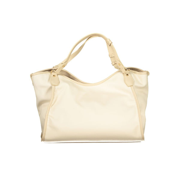 Cafenoir Beige Polyurethane Women Shoulder Bag