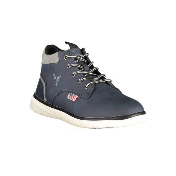 Avirex Blue Polyurethane Men Ankle Boot