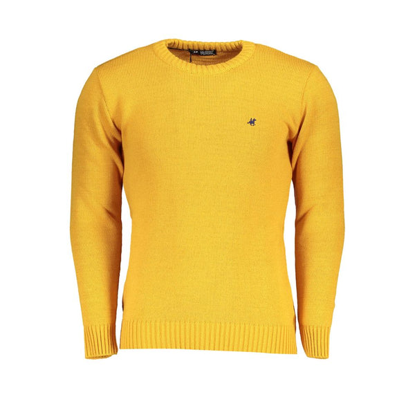 U.S. Grand Polo Yellow Acrylic Men Sweater