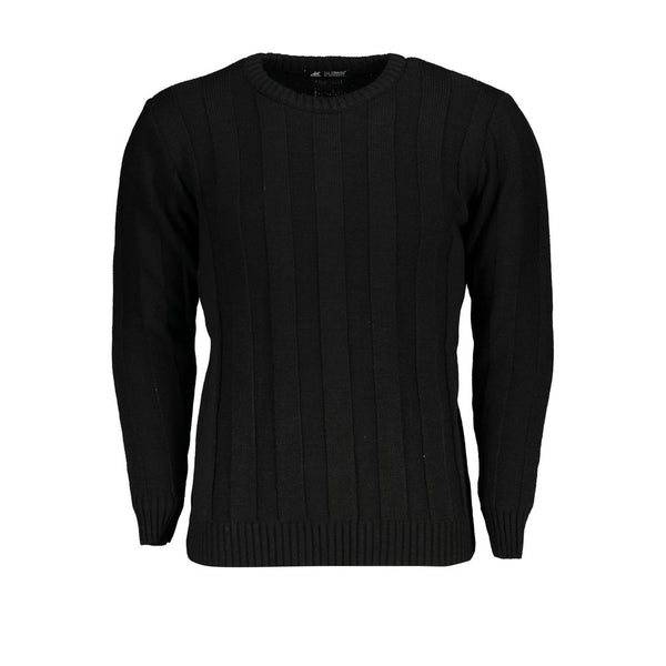 U.S. Grand Polo Black Acrylic Men's Sweater