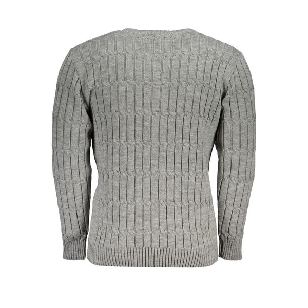 U.S. Grand Polo Grigio Acrylic Men Sweater