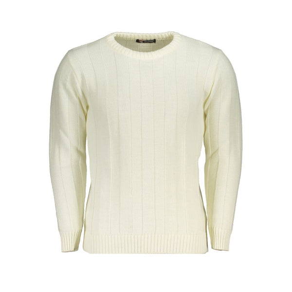 U.S. Grand Polo White Acrylic Men's Sweater