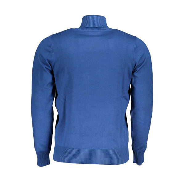 U.S. Grand Polo Blue Viscose Men Sweater