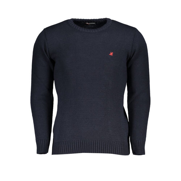 U.S. Grand Polo Blue Acrylic Men Sweater