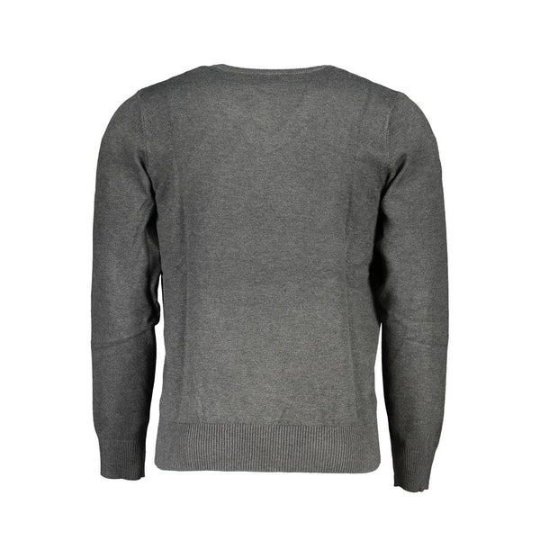 U.S. Grand Polo Gray Viscosa Mens Sweater