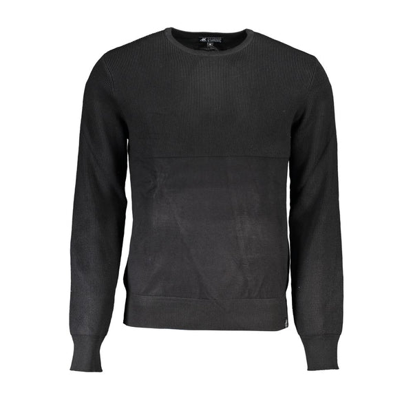 U.S. Grand Polo Black Viscosa Mens Sweater