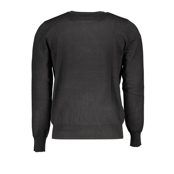 U.S. Grand Polo Black Viscosa Men Sweater