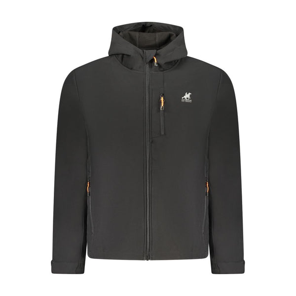 U.S. Grand Polo Black Polyester Mens Jacket