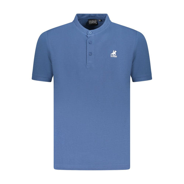 U.S. Grand Polo Blue Cotton Men Polo Shirt