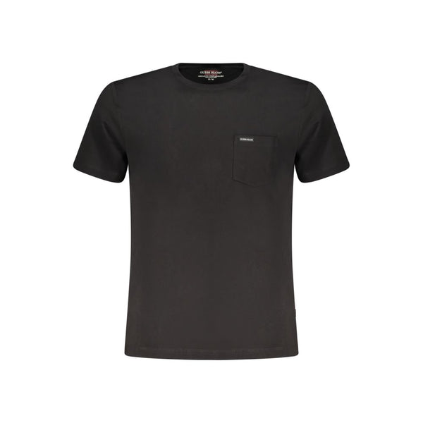 Guess Jeans Black Organic Cotton Men T-Shirt