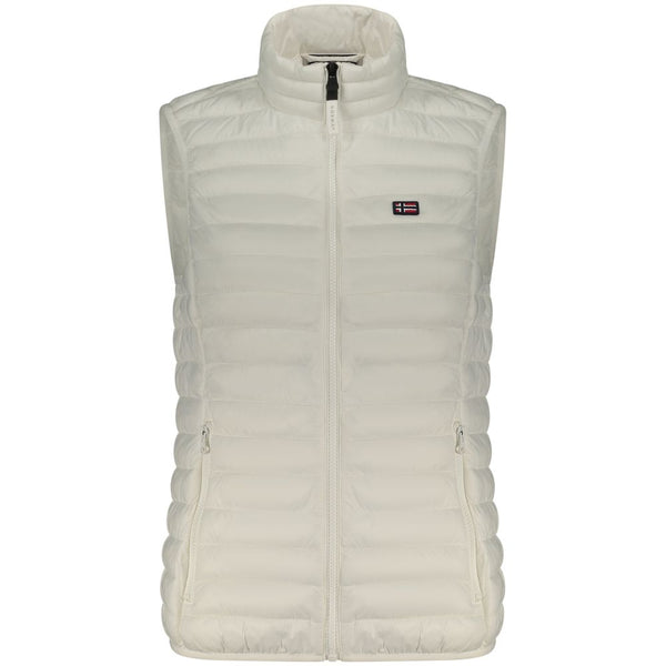 Norway 1963 Bianco Poliammide Women's Gilet