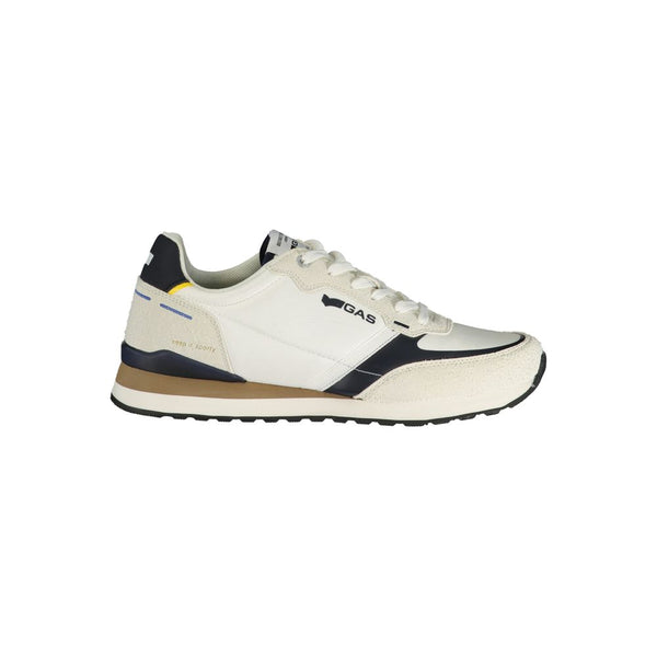 Gas White Polyurethane Men Sneaker