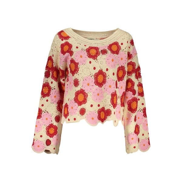 Desigual Beige Cotton Women Sweater