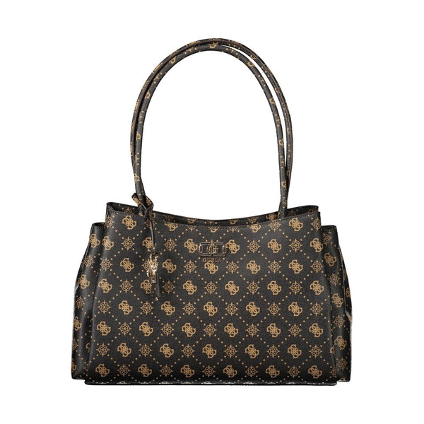 Guess Jeans Marrone Polyurethane Women Handbag