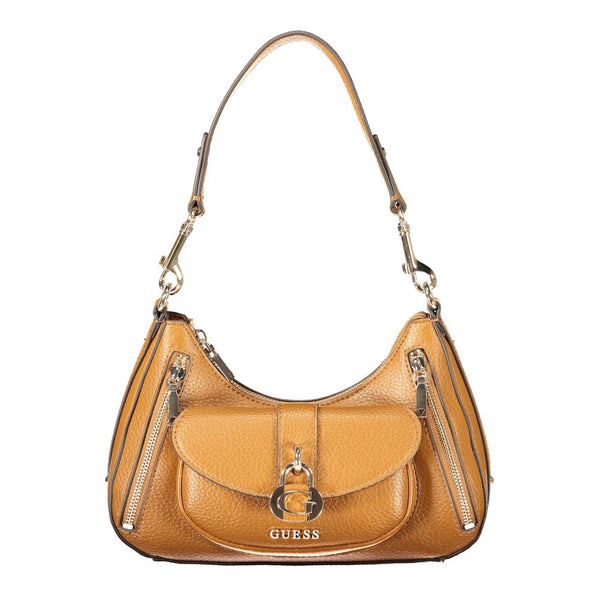 Guess Jeans Marrone Poliuretano Womens Handbag