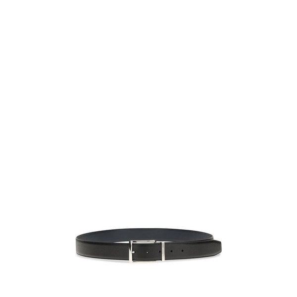 Ferragamo Blue Calf Leather Bos Taurus Regular Belt