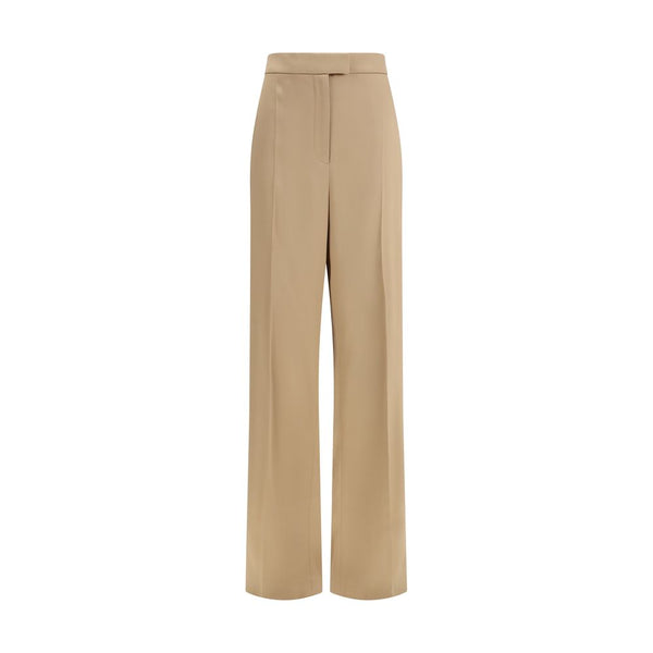 Valentino Garavani Beige Silk Dress Pants