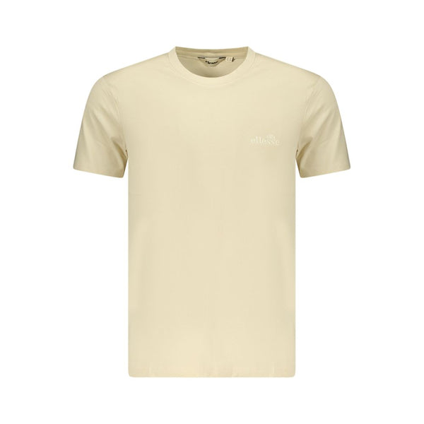 Ellesse Beige Cotton Men T-Shirt