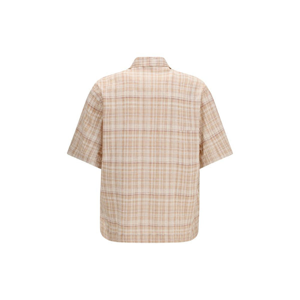 Sunflower Orange Cotton Pattern Shirt