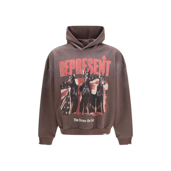 Represent Brown Cotton Sweatshirt