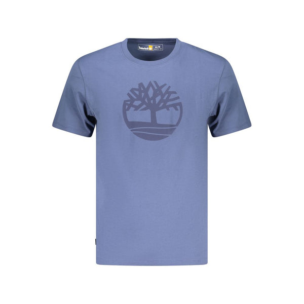 Timberland Blue Organic Cotton Men T-Shirt