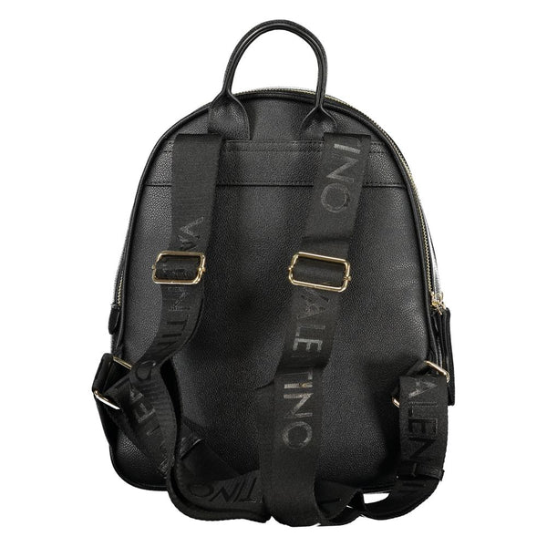 Mario Valentino Black Polyurethane Women's Backpack