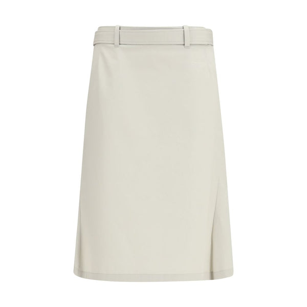 RIER Gray Cotton Long Skirt