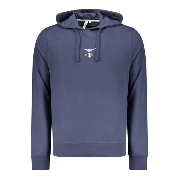 Accademia Militare Blue Cotton Men's Hoodie