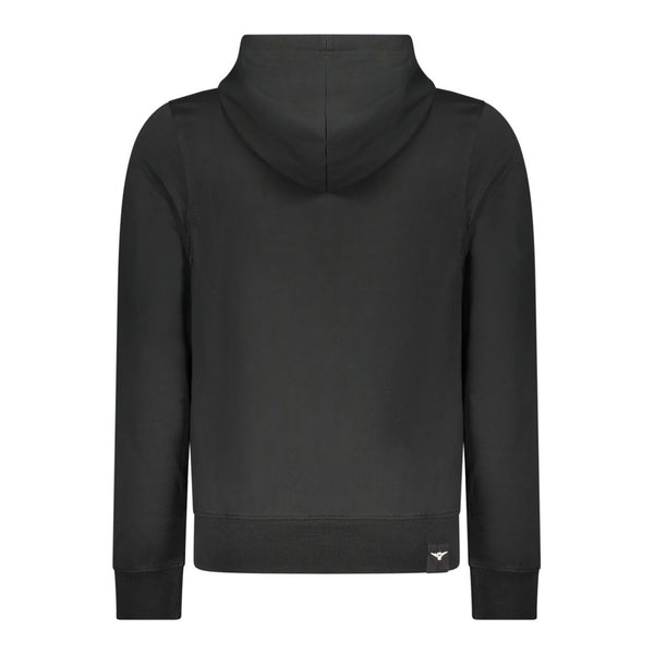 Accademia Militare Black Cotton Men's Hoodie