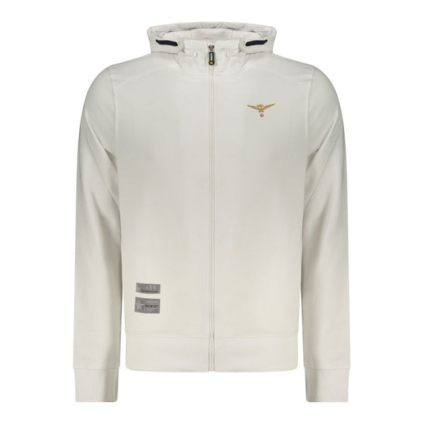 Accademia Militare White Cotton Men's Hoodie